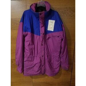 The North Face 1992 Albertville Winter Olympic CBS Size L Large Hooded‎ Jacket
